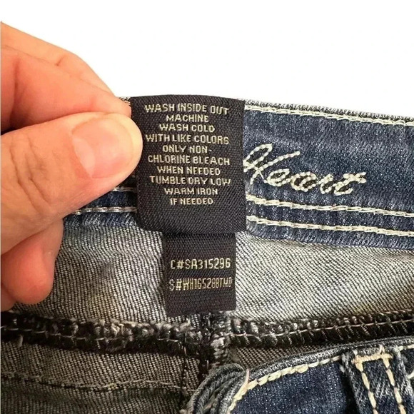 Wired Heart Western Midrise Embroidered Pockets Cowgirl Bootcut Jeans size 31 - Picture 7 of 14